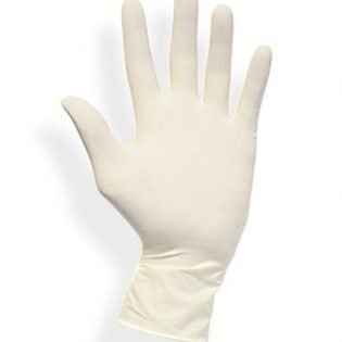 latex powder gloves